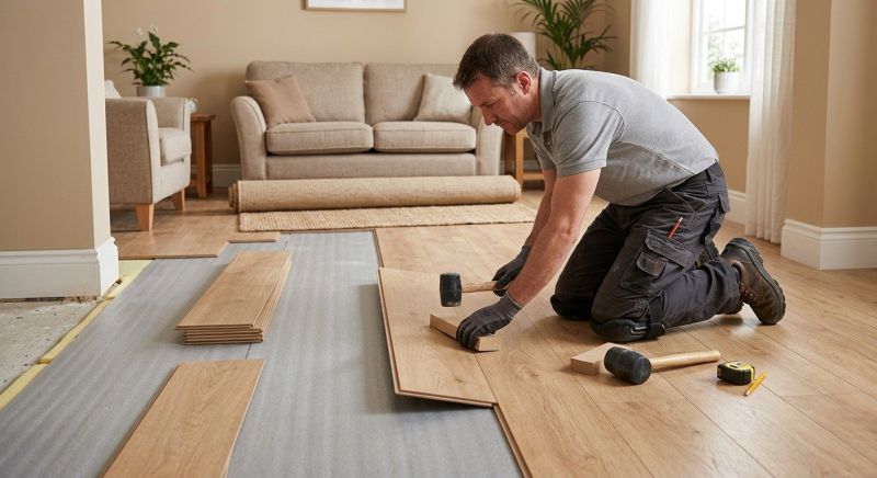 Laminate Floor Installation in Canton, MA