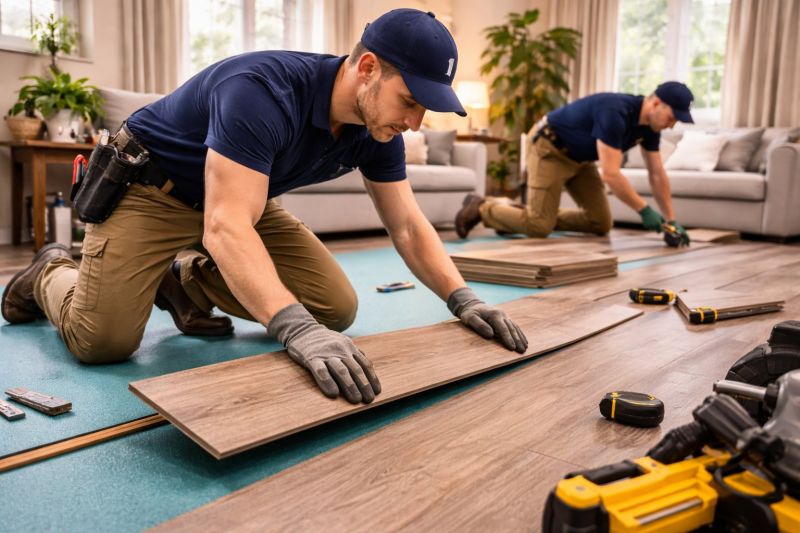 Laminate Floor Replacement in Holbrook, MA