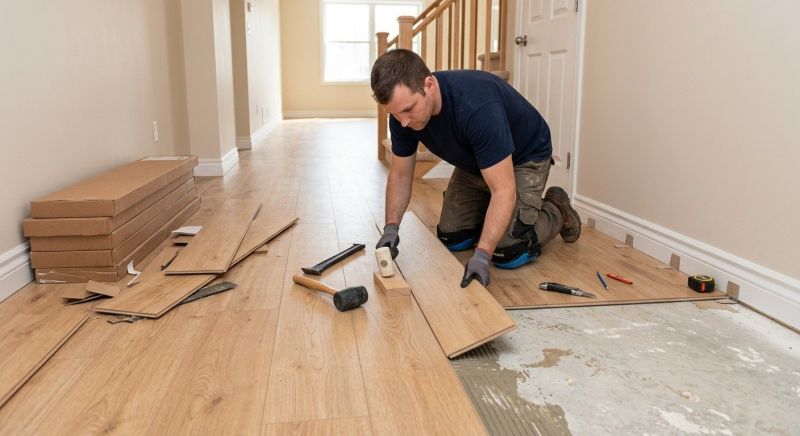 Laminate Floor Replacement in Hull, MA