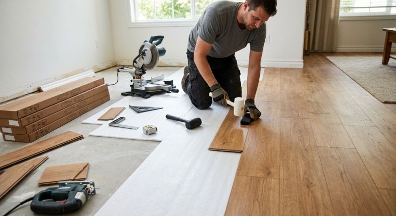 Laminate Floor Replacement in Lawrence, MA