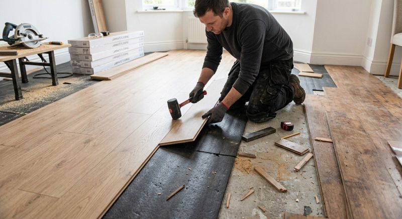 Laminate Floor Replacement in Melrose, MA