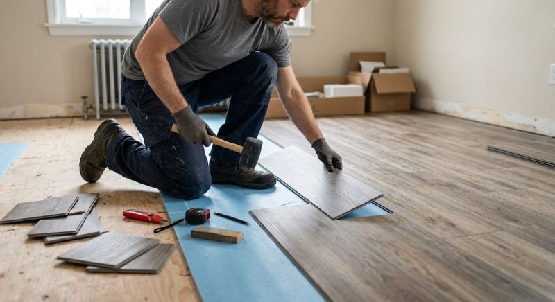 Linoleum Floor Installation in Dedham, MA
