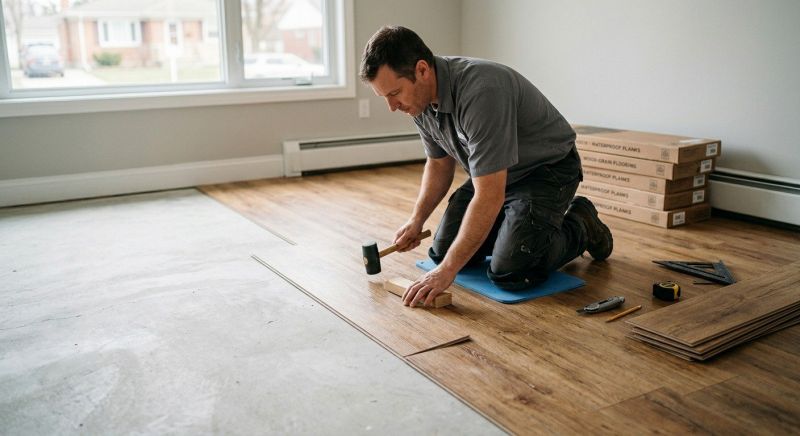Linoleum Floor Installation in Harvard, MA