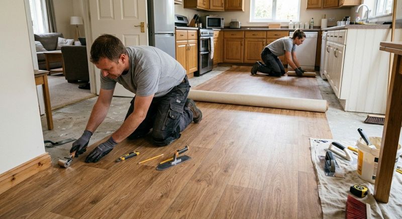 Linoleum Flooring Replacement in Cambridge, MA