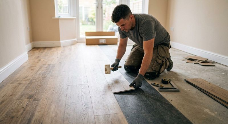 Luxury Vinyl Tile Installation in Jamaica Plain, MA