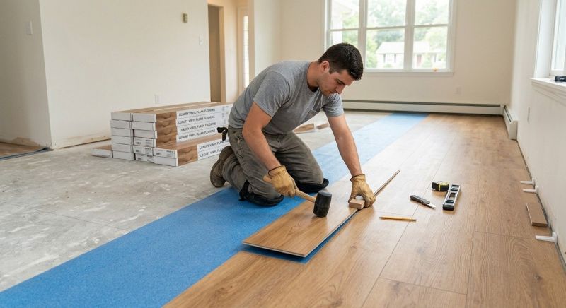 Lvt Flooring Installation in Hopkinton, MA