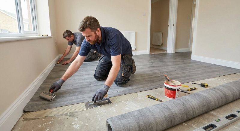 Sheet Flooring Installation in Danvers, MA