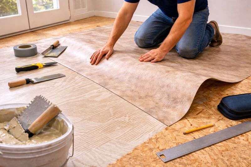 Sheet Flooring Installation in Lincoln, MA