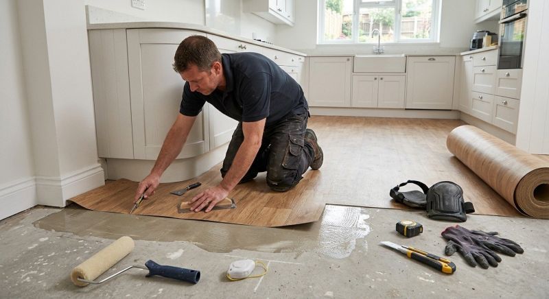 Sheet Linoleum Installation in Charlestown, MA