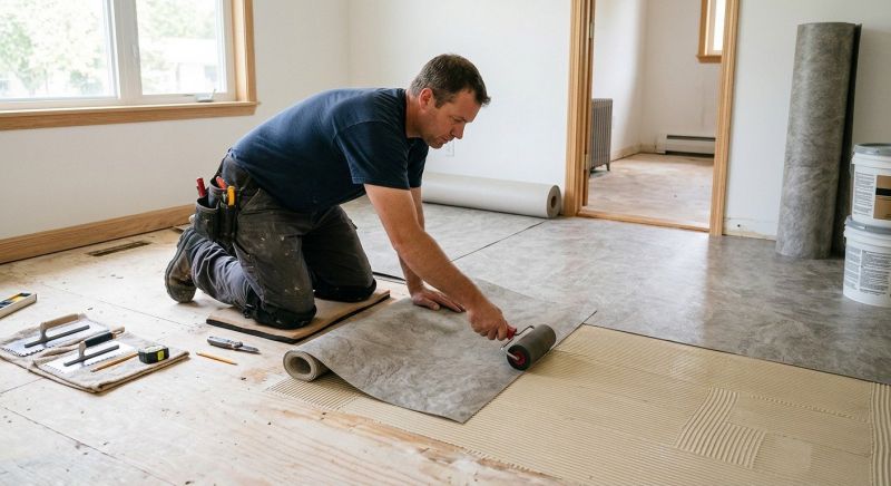 Sheet Vinyl Installation in Stoughton, MA