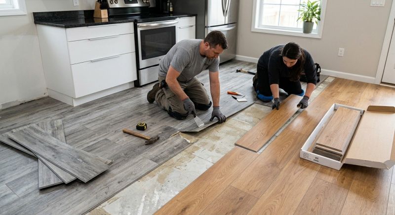 Vinyl Floor Replacement in Cambridge, MA
