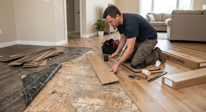 Vinyl Flooring Installation in Natick, MA