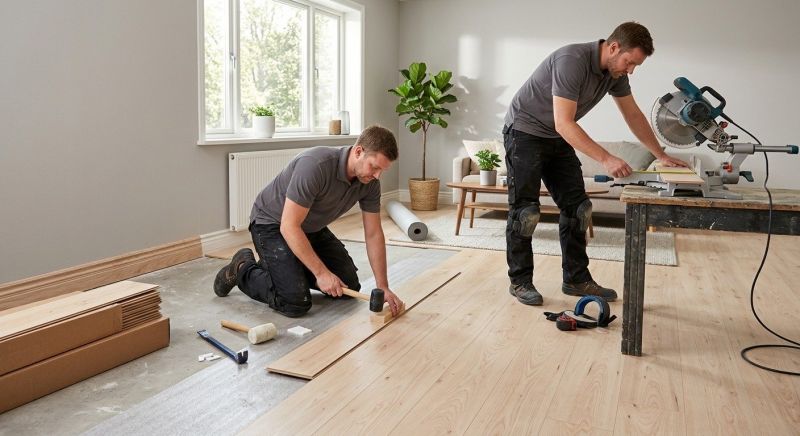 Wood Laminate Installation in Cambridge, MA