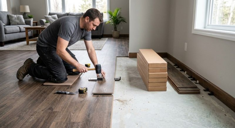 Luxury Vinyl Tile Installation in Wrentham, MA